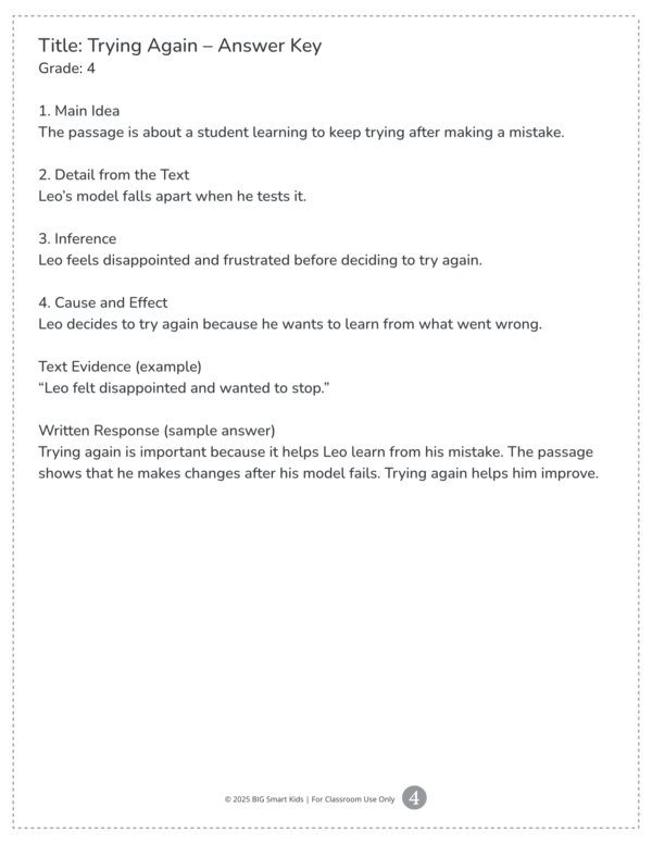 245-ฌ7-Persuasive Writing 4th Grade Growth Mindset Reading Comprehension Passages | Text Evidence