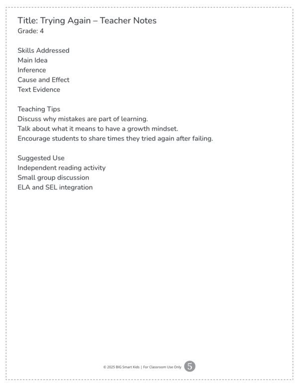 245-ฌ7-Persuasive Writing 4th Grade Growth Mindset Reading Comprehension Passages | Text Evidence