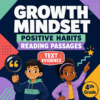 4th Grade Growth Mindset Reading Comprehension Passages | Text Evidence