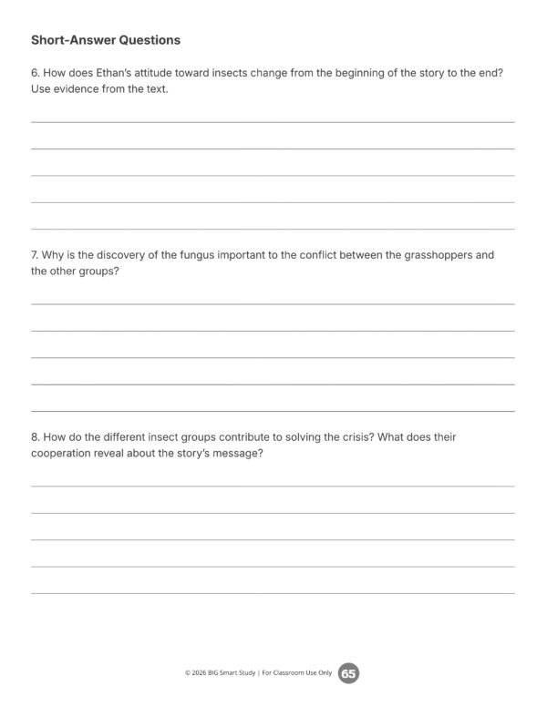 TPT661 Grade 9 Fantasy Fiction Reading Comprehension Worksheets | 12 Passages